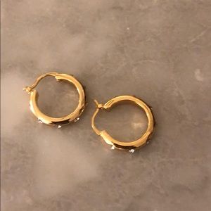 Gold huggies from shopbop